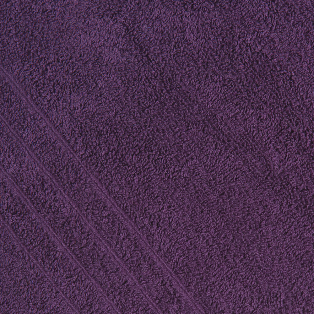 Wilko Purple Face Cloths 2 pack Image 2