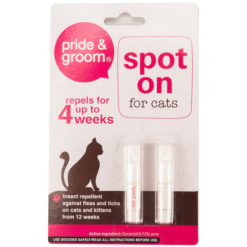 Pride & Groom Cat Spot On 2 Pack Image