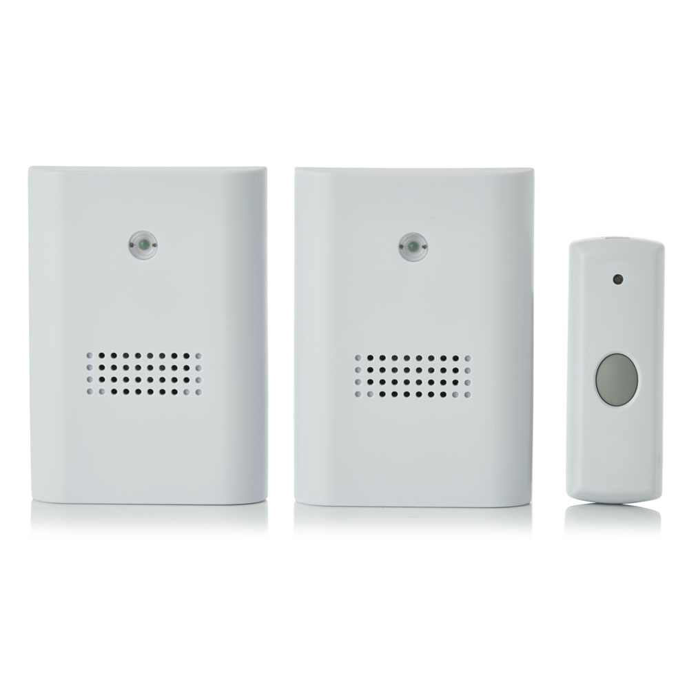 Wilko Standard Portable Plug In Twin Door Chime Image