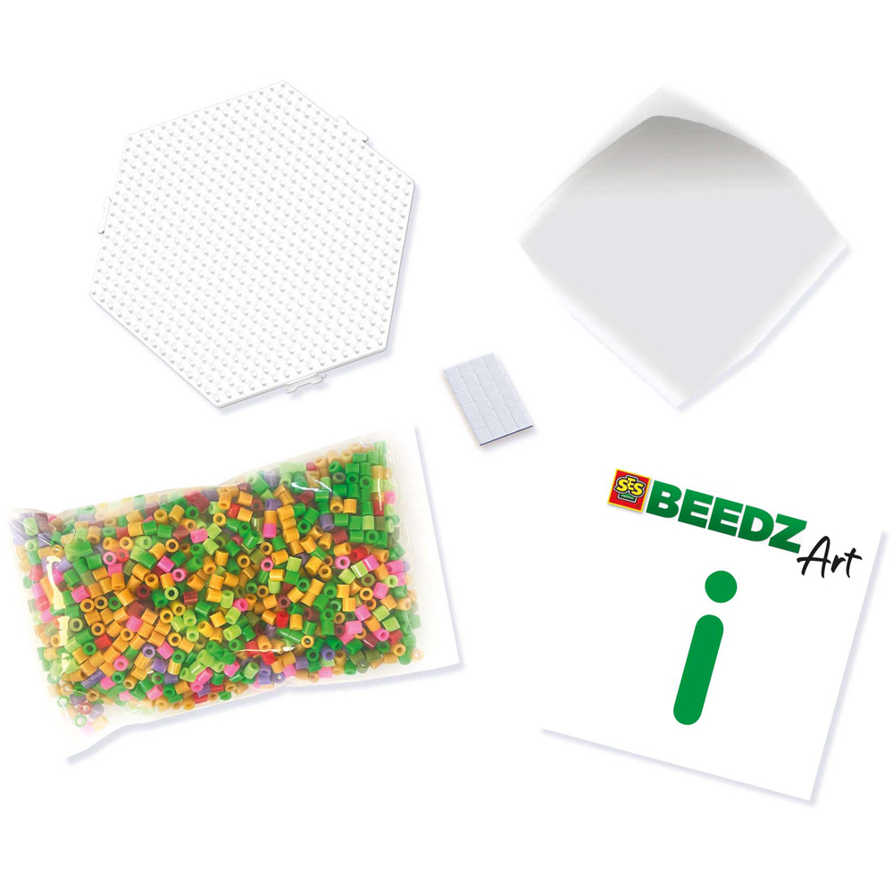 SES Creative Beedz Art Cactus Mini Houseplants Iron On Beads Kit 1600 Piece Image 2