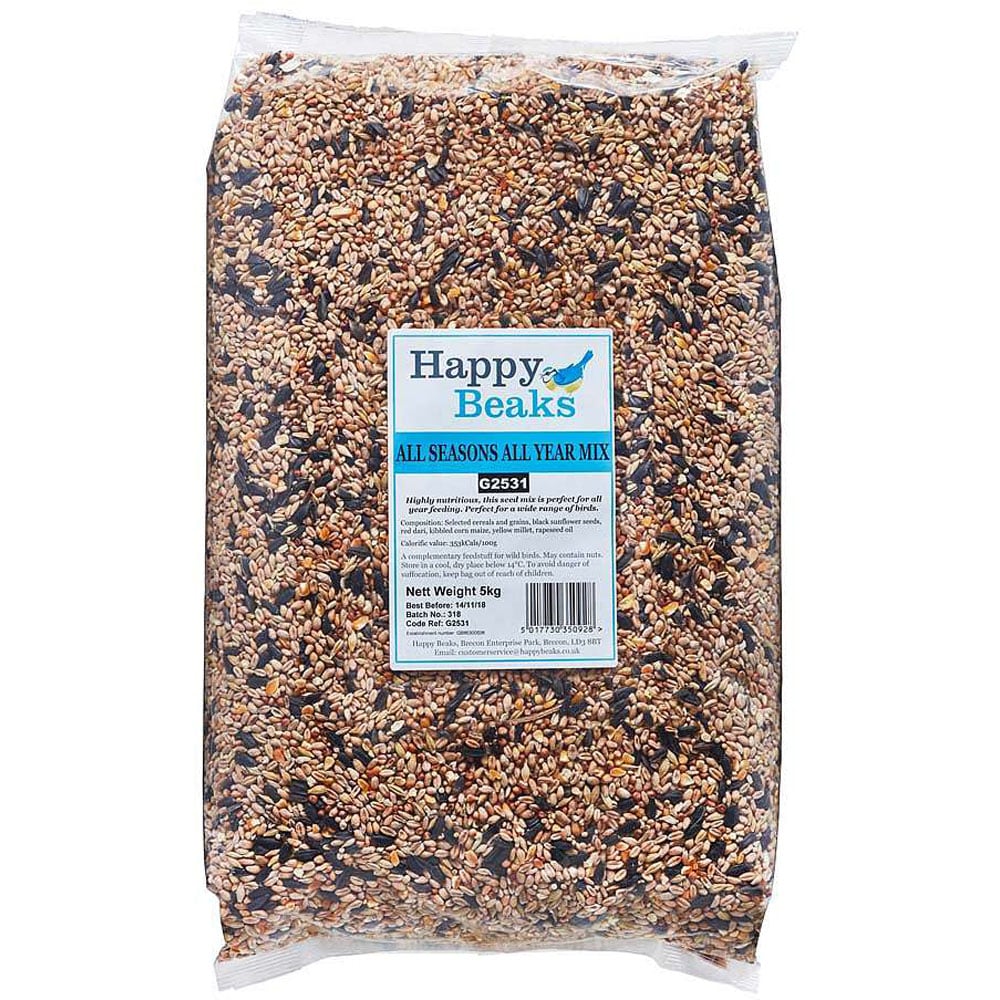 Happy Beaks All Season All Year Seed Mix 5kg Image 1