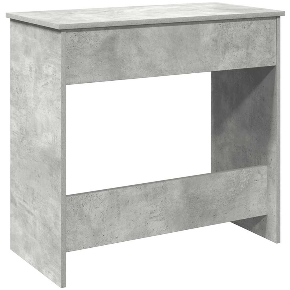 vidaXL Single Drawer Single Shelf Computer Desk Concrete Grey Image 6