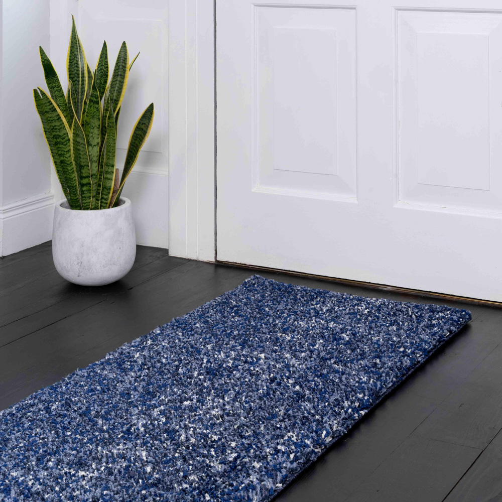 Kukoon Alder Navy Shaggy Rug 60 x 240cm Image 3
