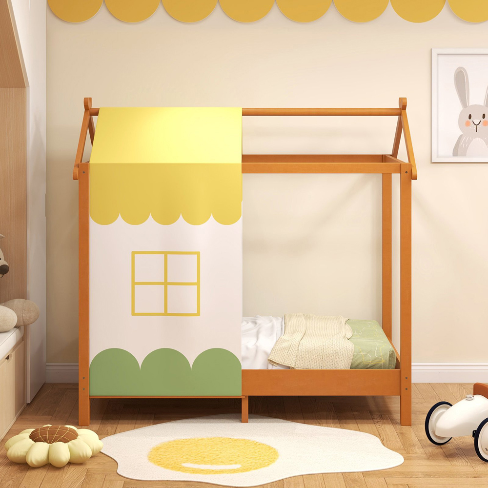 Costway Kids House Bed Image 4