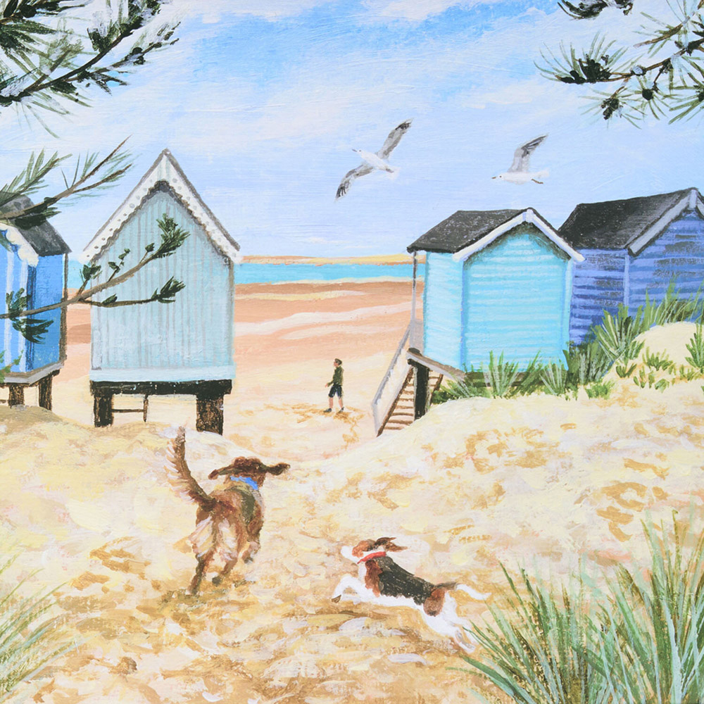 Summer Walk On The Beach Lap Tray Image 3