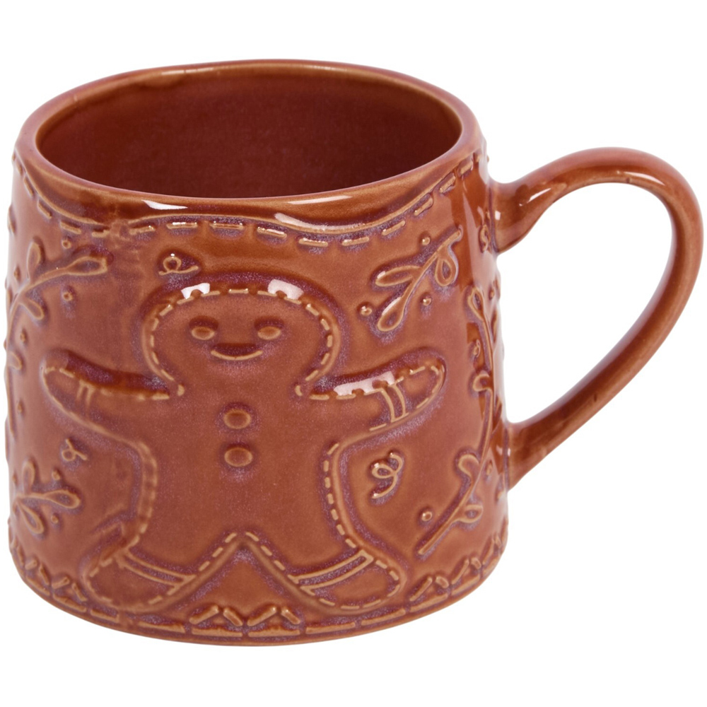 Gingerbread House or Man Embossed Mug Image 8