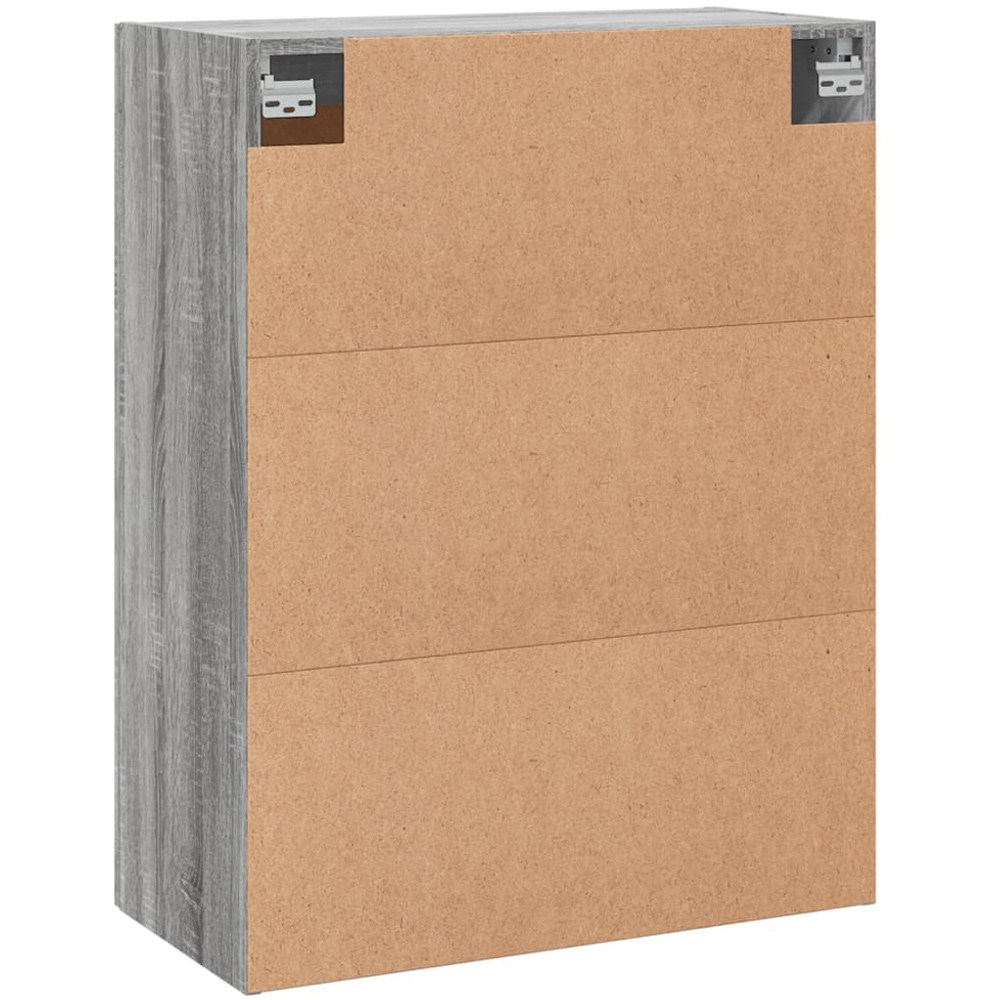 vidaXL 2 Door Grey Sonoma Wall Mounted Cabinet Set of 2 Image 7