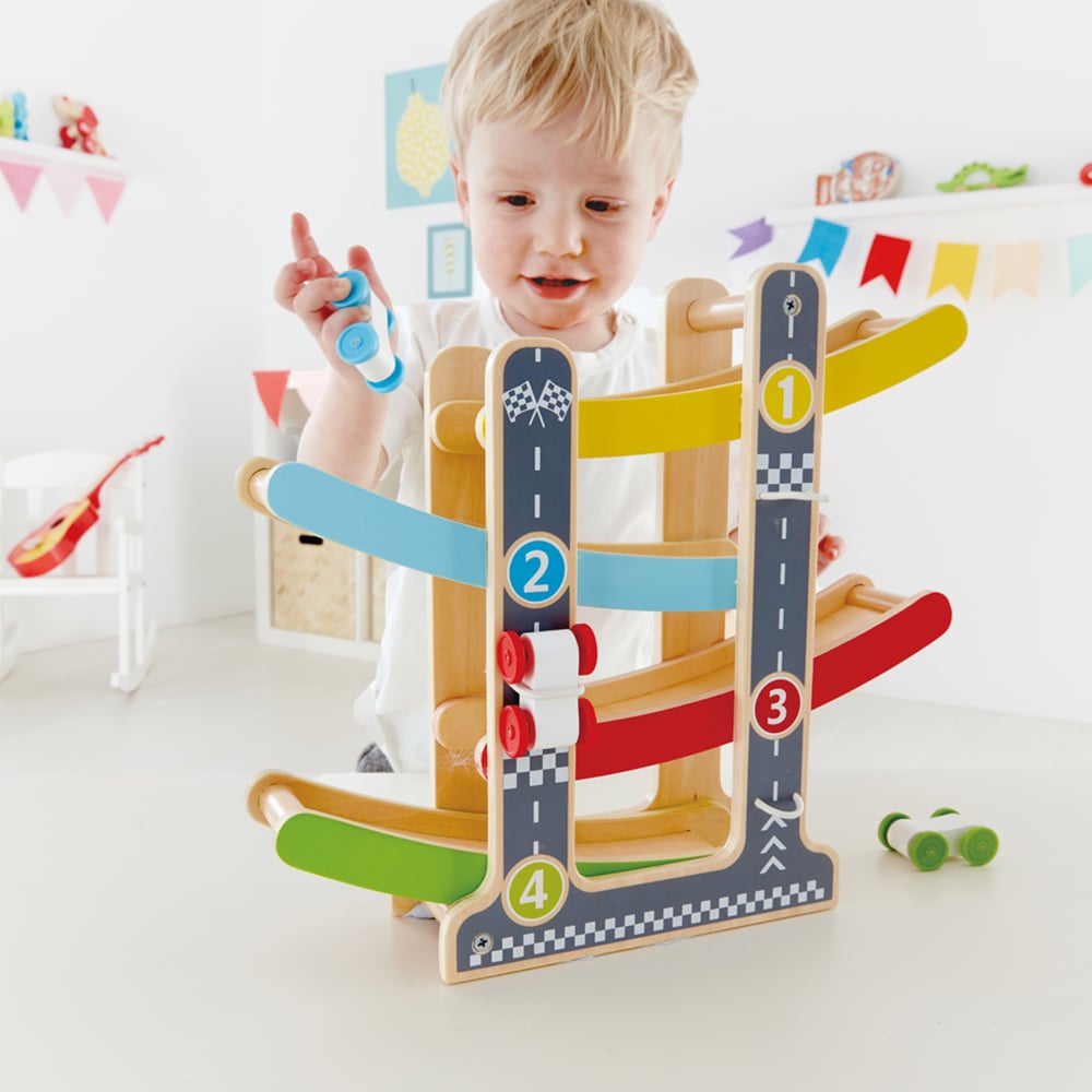 Hape Kids Fast Flip Racetrack Play Set Image 2