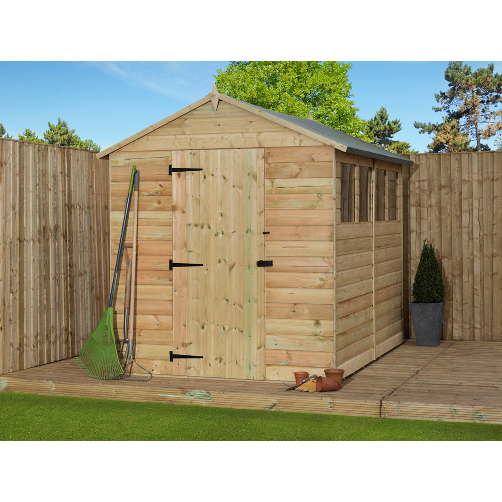 Empire Sheds 9200 5 x 10ft Tongue and Groove Apex Garden Shed Image 3