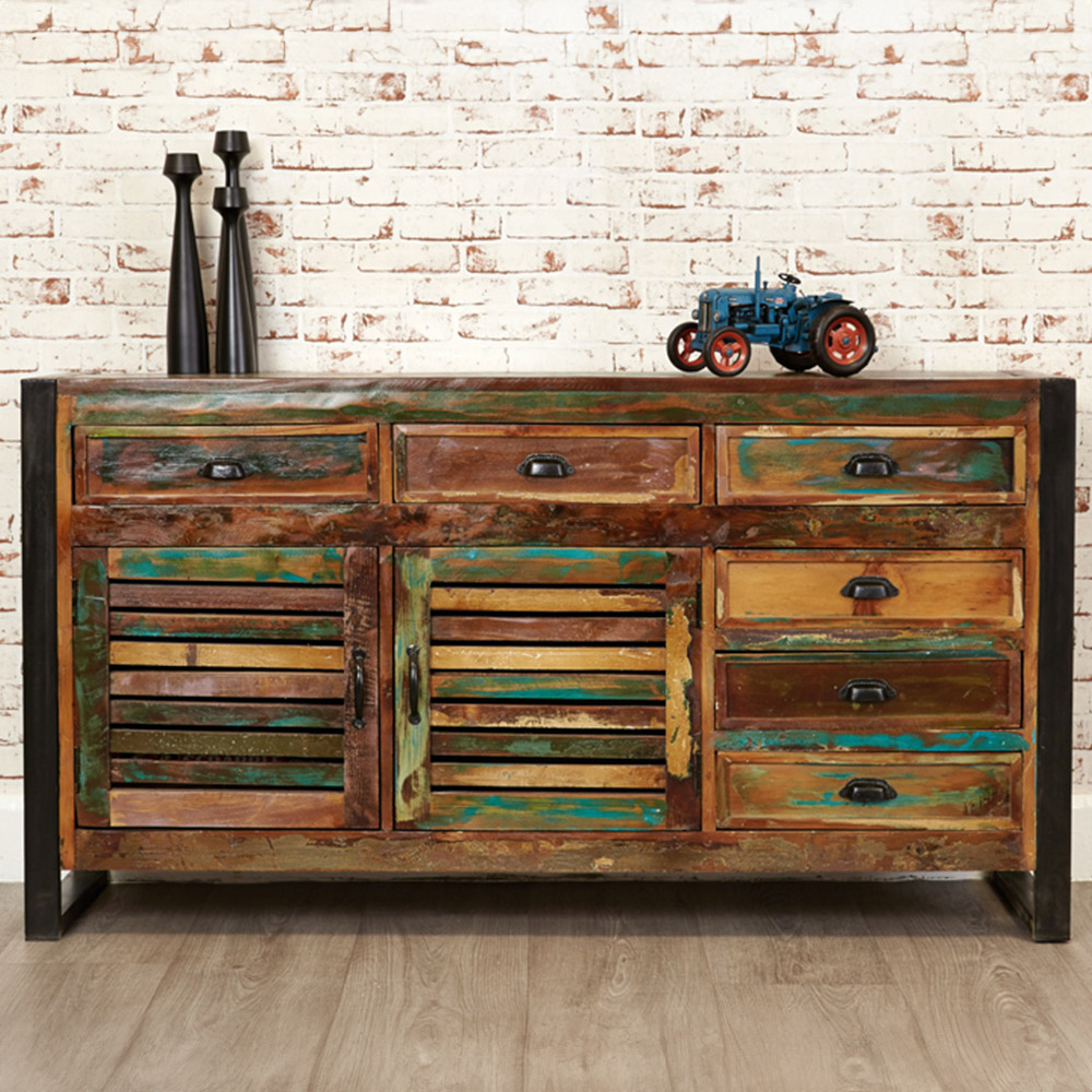 Baumhaus Urban Chic 2 Door 6 Drawer Sideboard Image 2