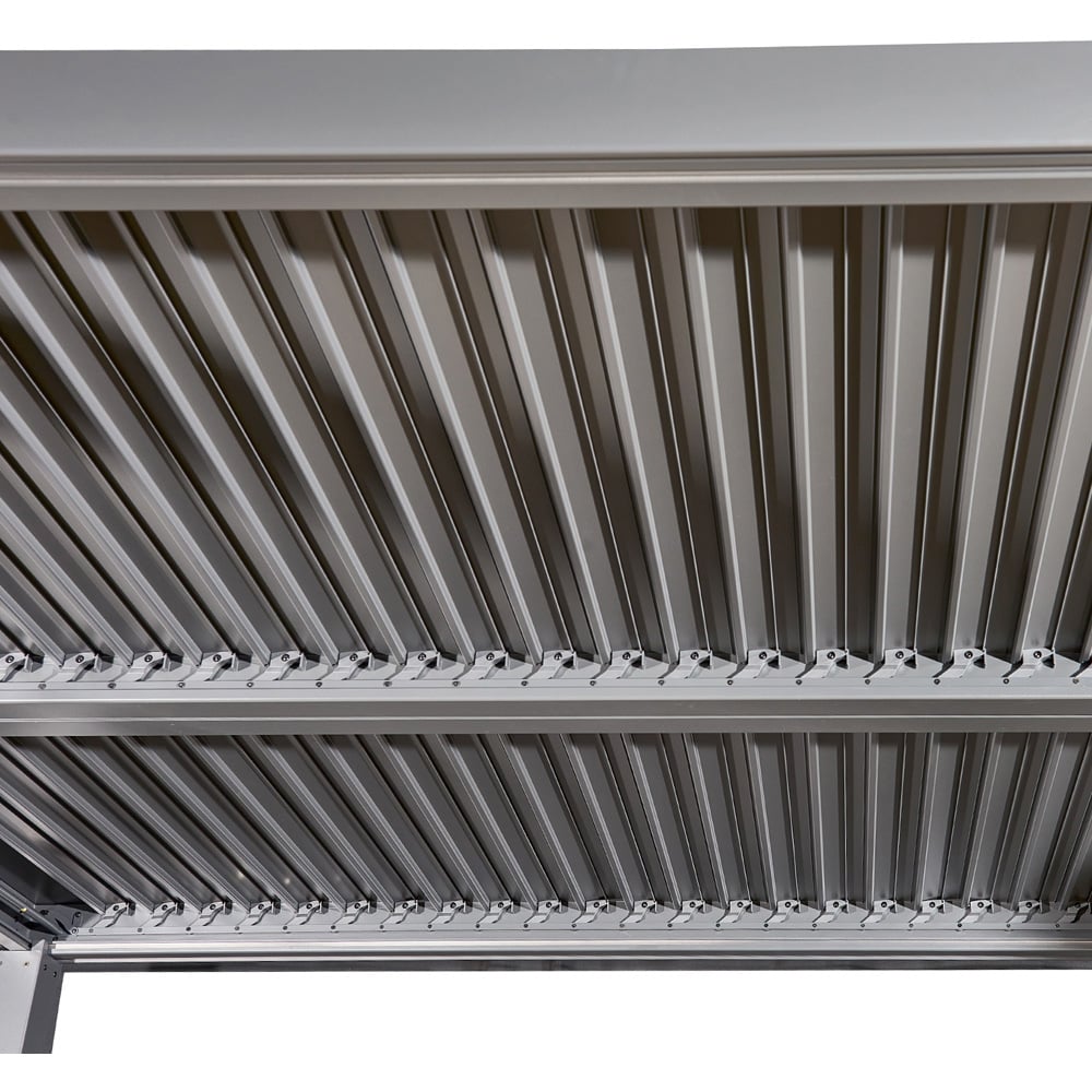 Oseasons 3 x 4m Aluminium Rectangular Louvered Pergola Gazebo Image 4