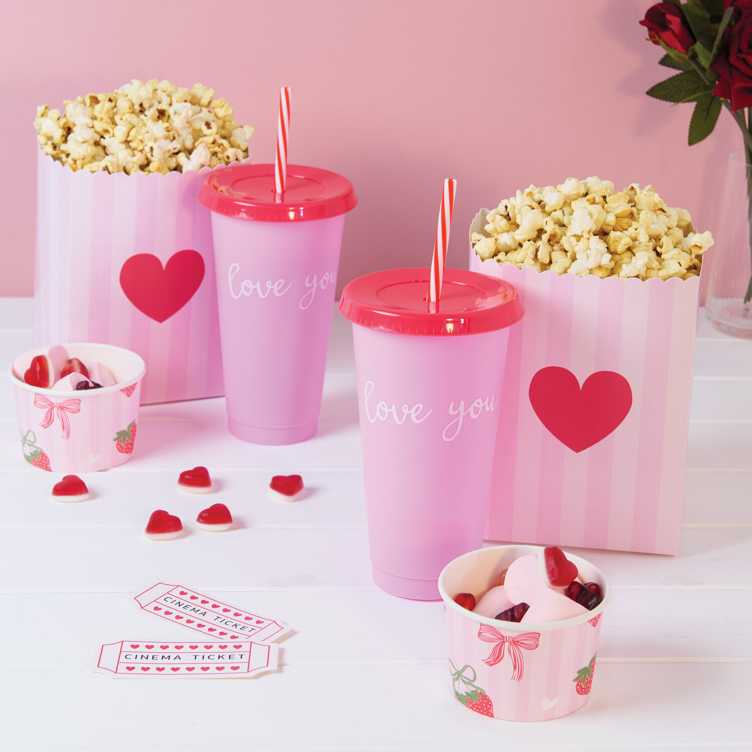 Valentines Berry Sweet Movie Night Kit Pink Image 2