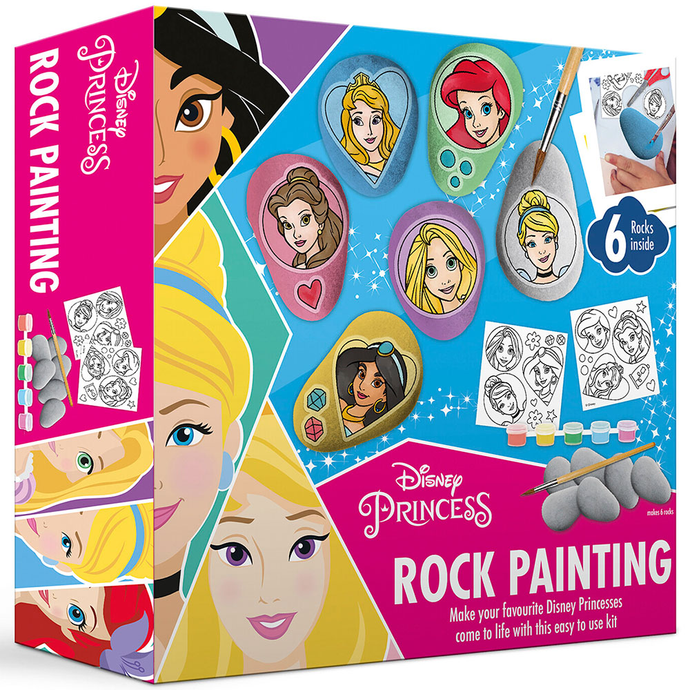 Disney Princess Rock Painting Art Kit Image 1