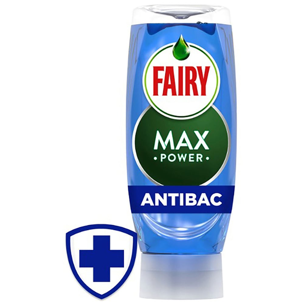 Fairy Max Power Antibacterial Washing Up Liquid 450ml Image 2
