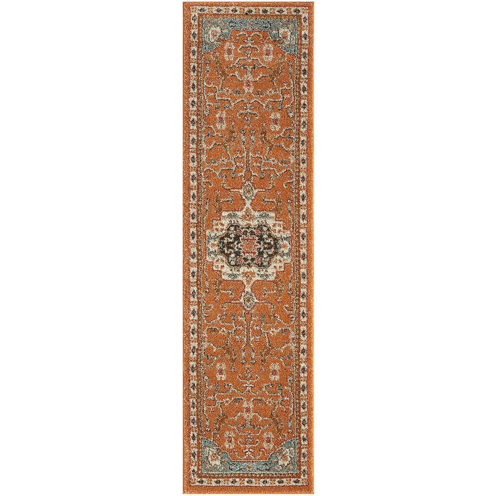 Portland HMC 5570 Terracotta Cashmere Rug 60 x 230cm Image 2