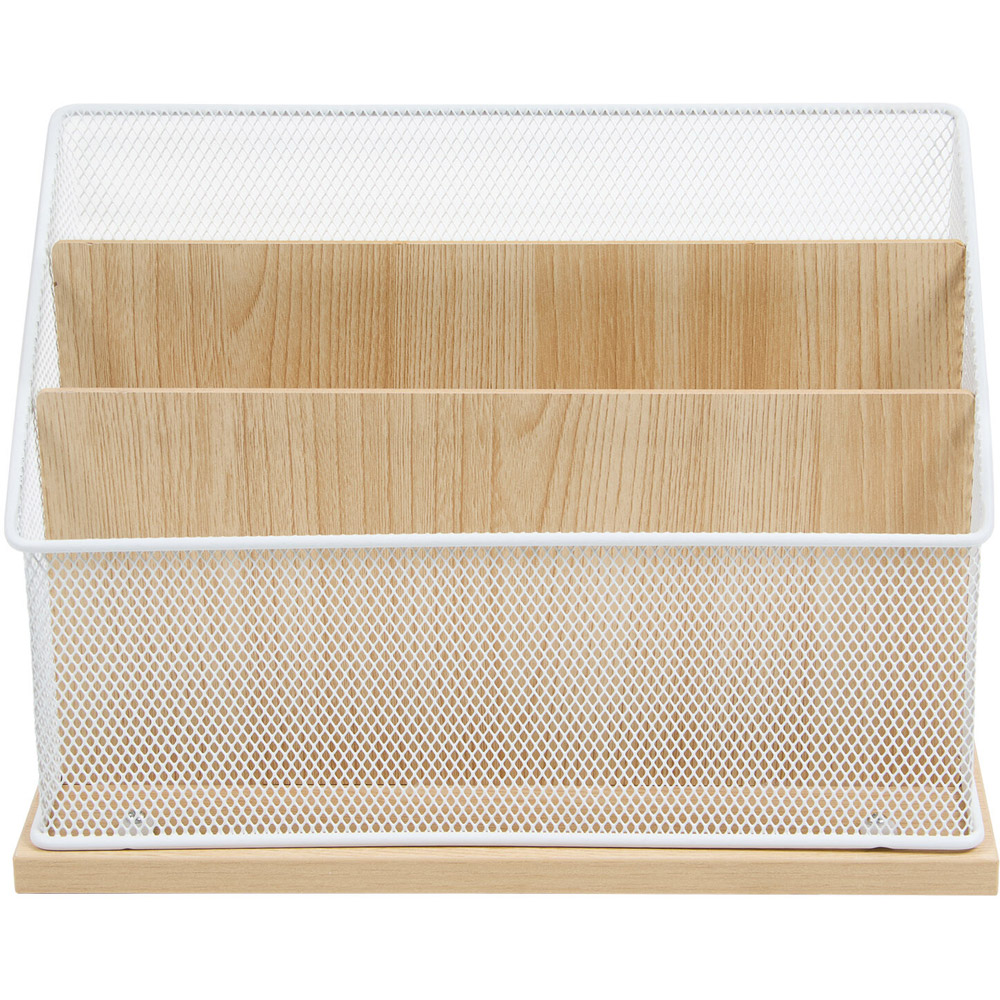 Wood Effect and White Mesh Letter Sorter Image 3