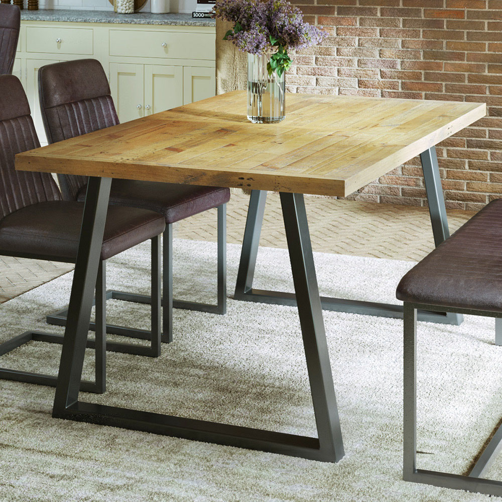 Baumhaus Urban Elegance 6 Seater Reclaimed Table Image 1