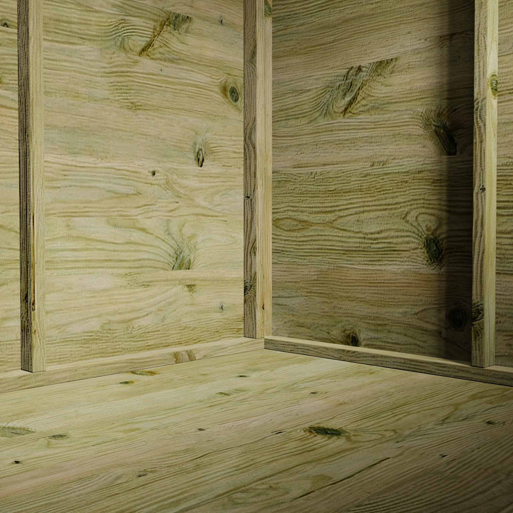 Mercia 9 x 9ft Double Door Premium Corner Summerhouse Image 6