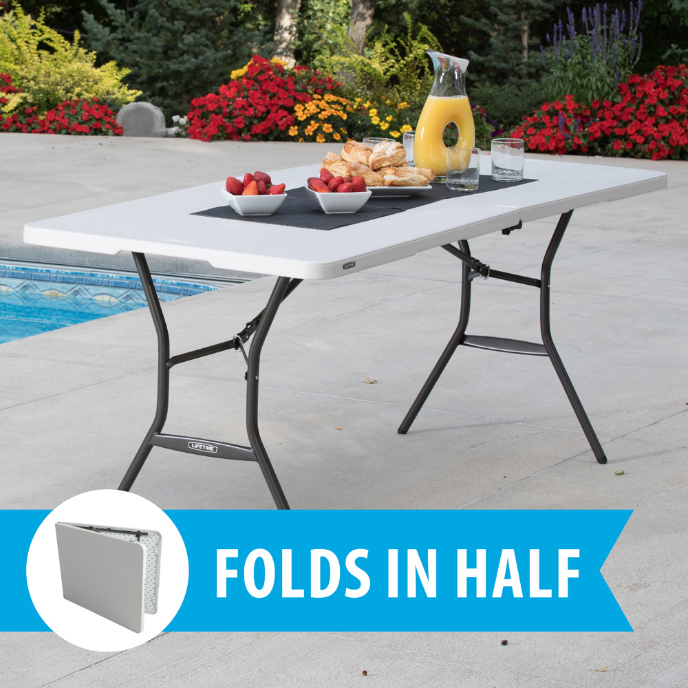 Lifetime Products Fold In Half Light Commercial Table Image 8