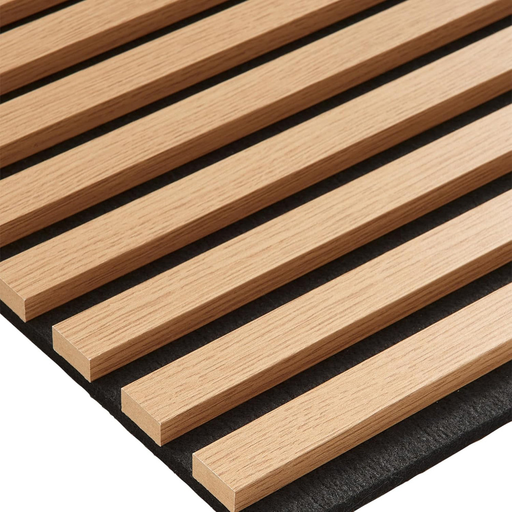 Home Treats Oak Wooden 3D Acoustic Wall Panel 60 x 300cm Image 2