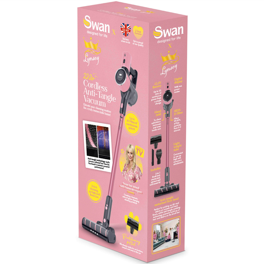 Lynsey Queen of Clean SC15827QOC Cordless Anti Tangle Vacuum Cleaner 22.2V Image 2