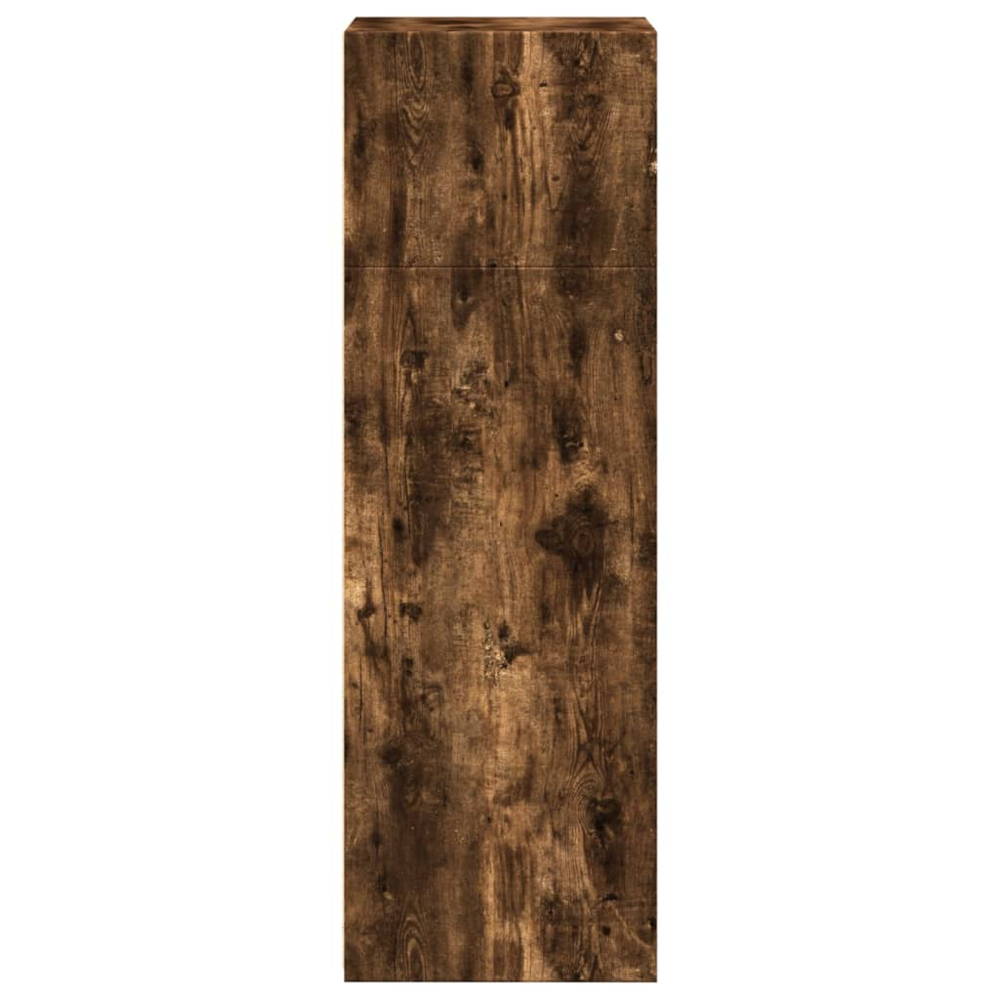 vidaXL 4 Shelf Smoked Oak Highboard Image 5