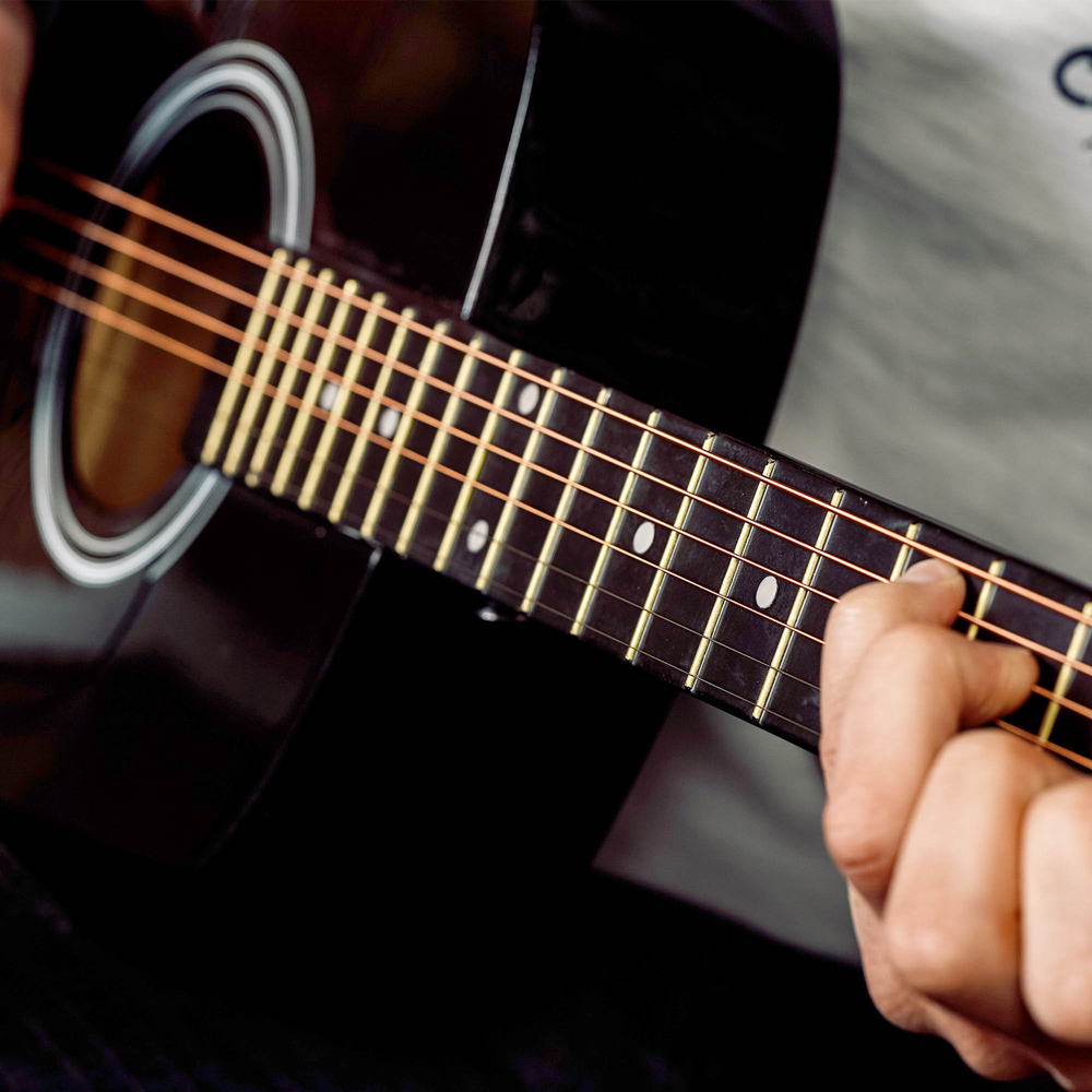 3rd Avenue Premium Black Full Size Acoustic Guitar Set Image 3