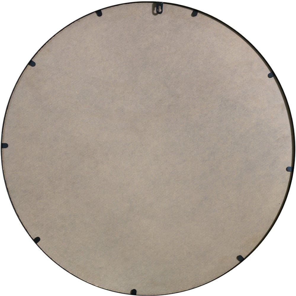 The Fenestra Black Metal Wall Mirror 100 x 100cm Image 4