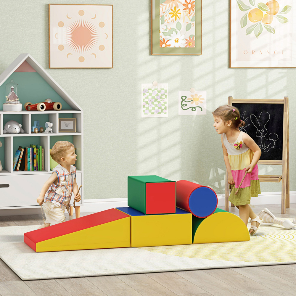 Tommy Toys Kids Colourful Soft Foam Activity Playset 5 Piece Image 2