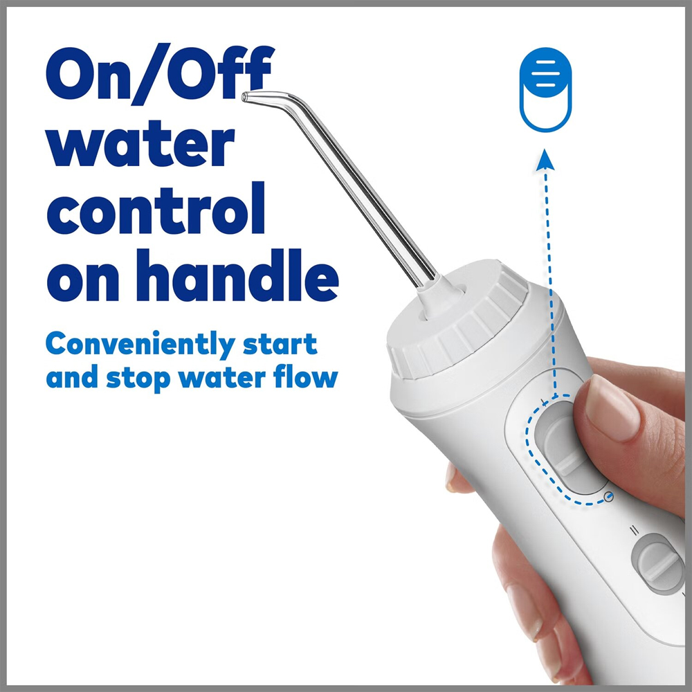 Wahl Waterpik White Rechargeable Cordless Water Flosser Image 5