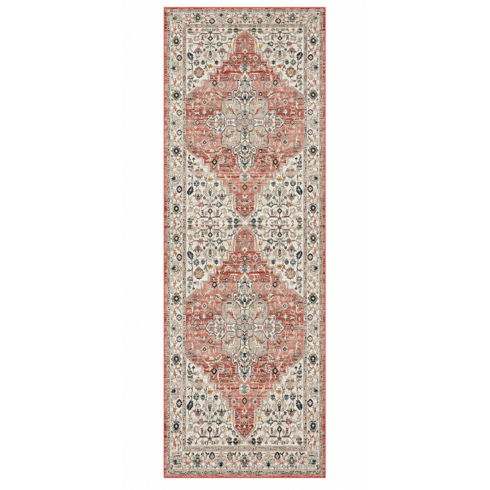 Portland Urco Clara Nuevo Brick Textured Runner Rug 66 x 200cm Image 2