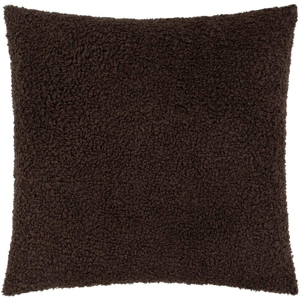 Yard Cabu Chocolate Chunky Boucle Cushion 55 x 55cm Image 1