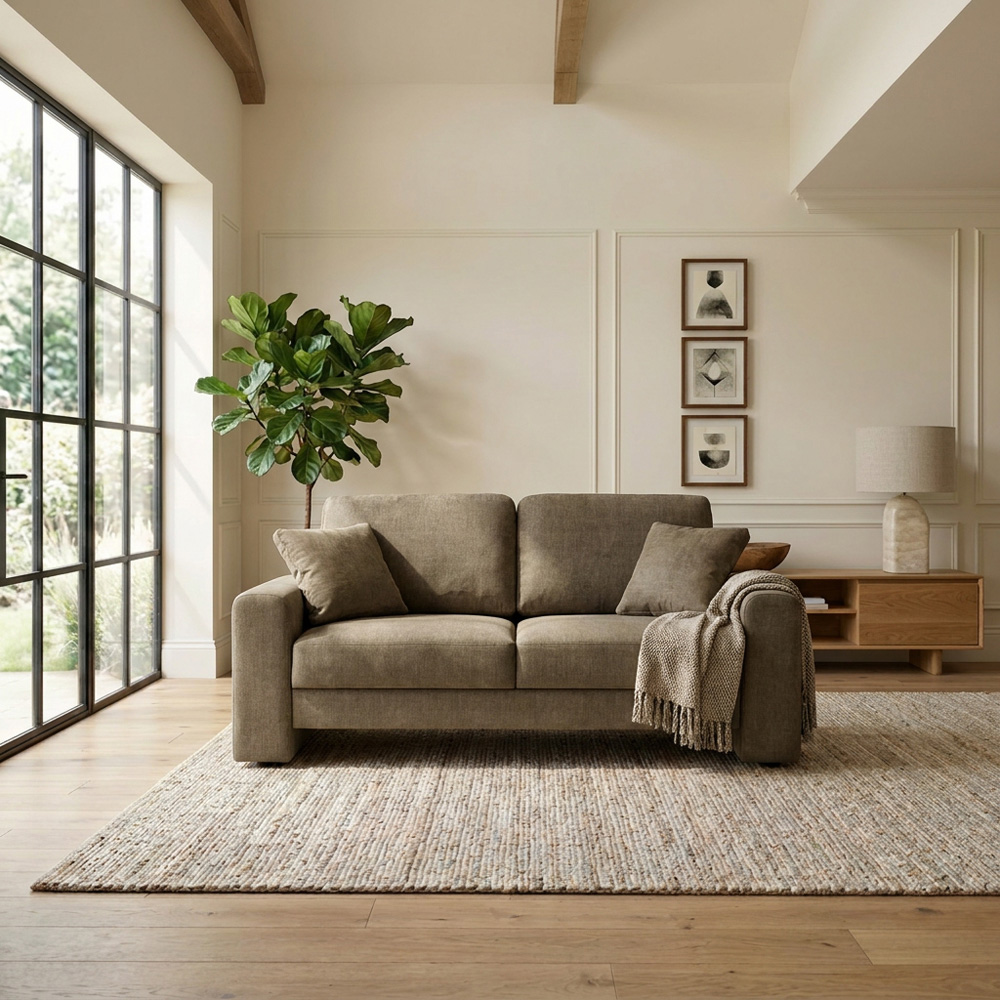 Dalton 3 Seater Sofa Olive Image 4