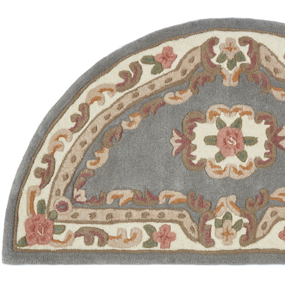 Origins Shensi Grey Half Moon Rug 67 x 127cm Image 2