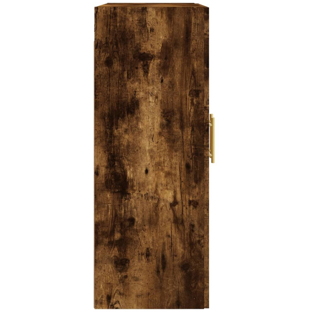 vidaXL 2 Door Brown Smoked Oak Wall Mounted Cabinet 2 Pack Image 7
