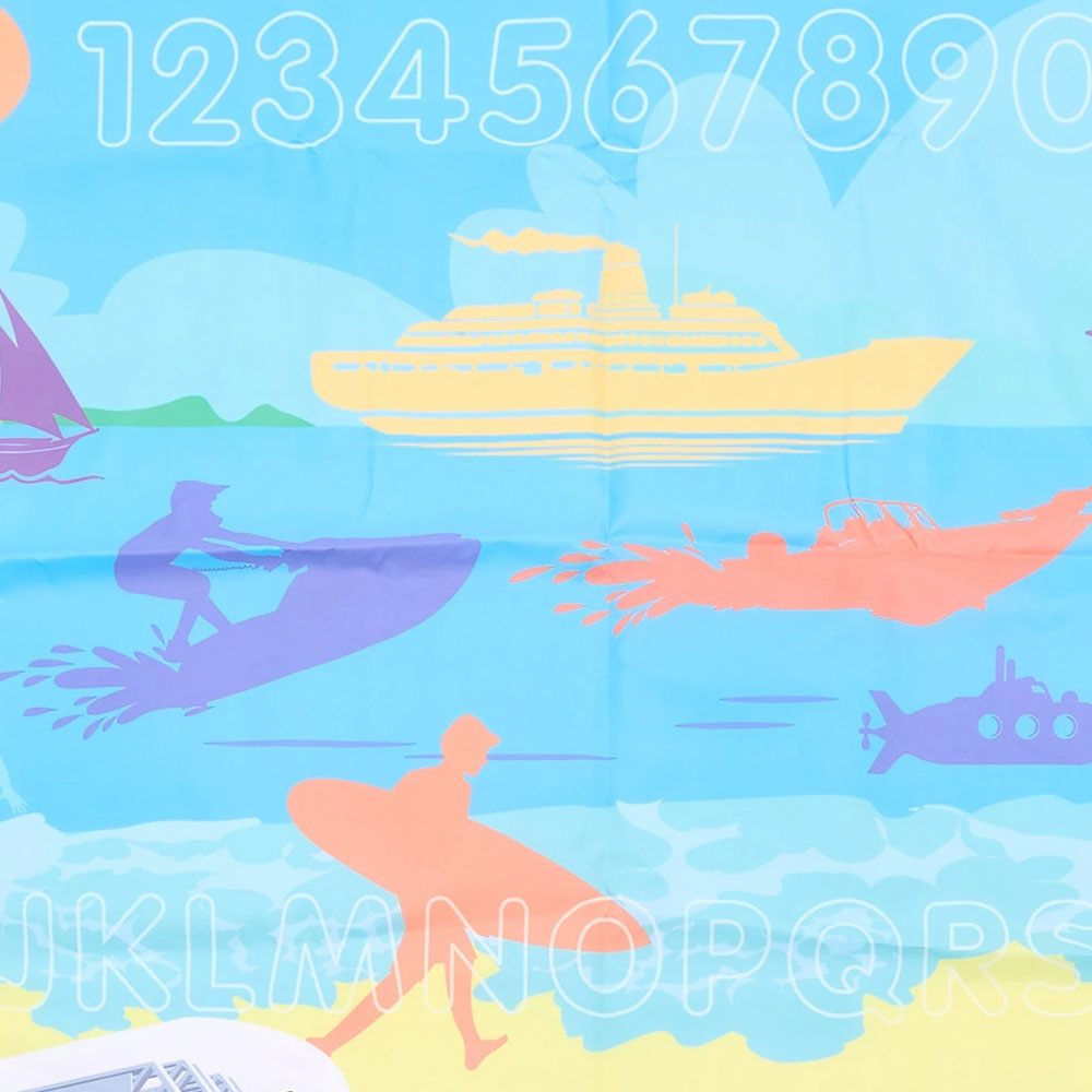 H&O Direct Kids Transportation Theme Water Doodle Painting Mat Image 5