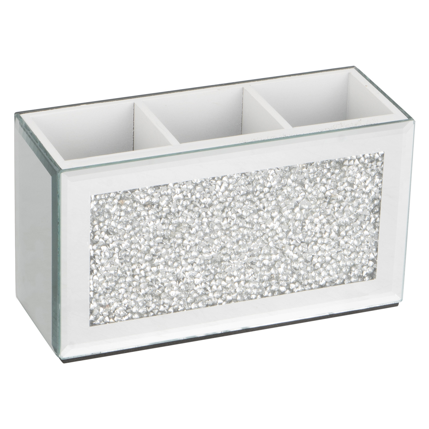 Crushed Crystal Silver and White Beauty Box Image