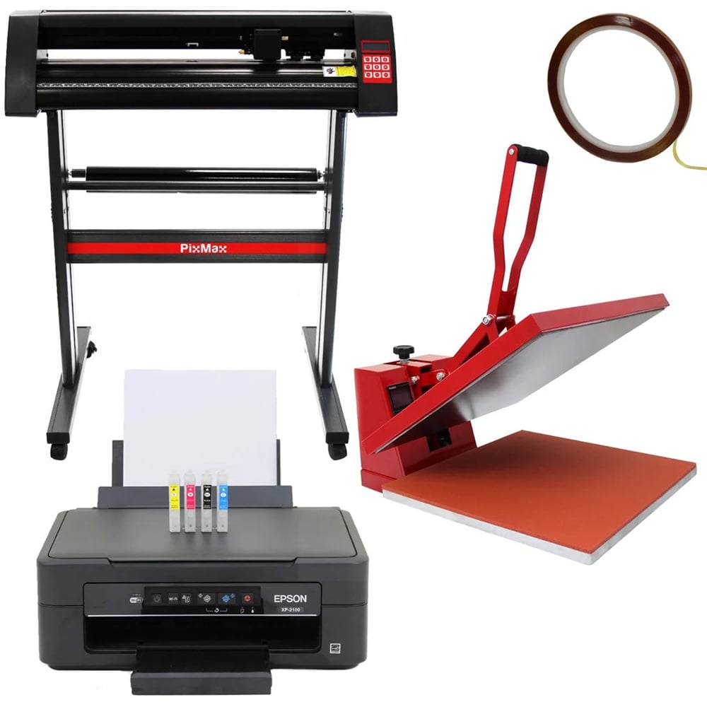 MonsterShop Clam Press 50cm Vinyl Cutter 720mm and Epson Printer Bundle Image 1