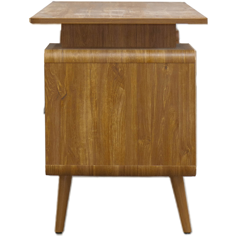 TTAP Arezzo Wood and Walnut Finish 2 Door 2 Drawer Executive Office Computer Desk Image 5