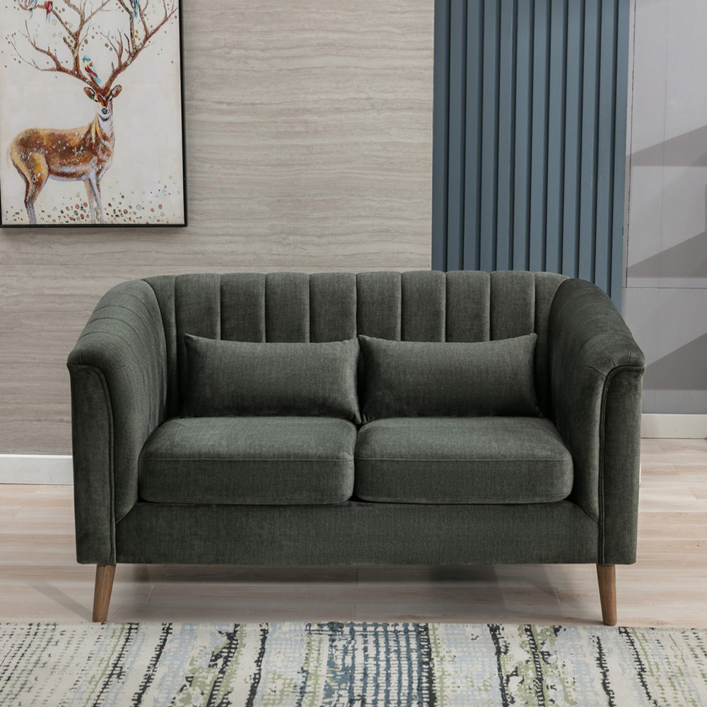 Brooklyn Meabh 2 Seater Green Sofa Image 2