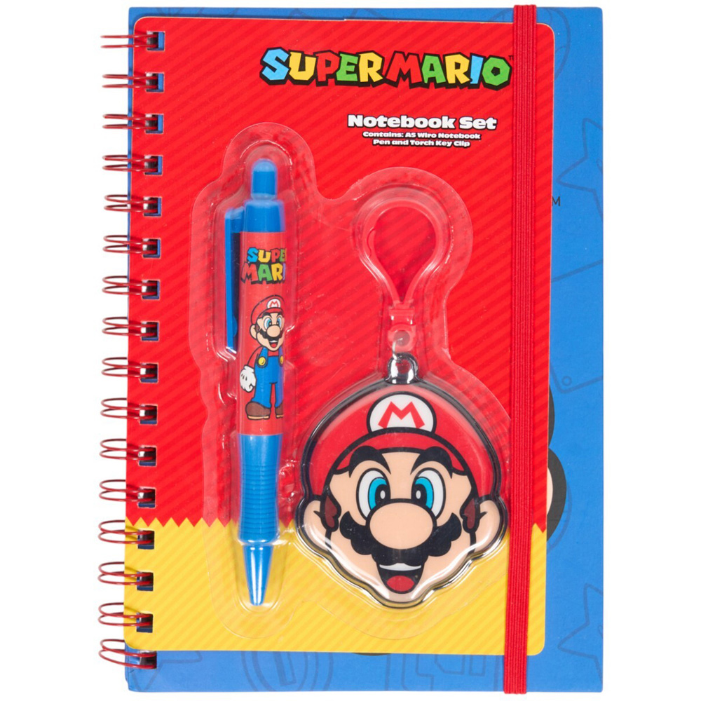 Super Mario Notebook Set | Wilko