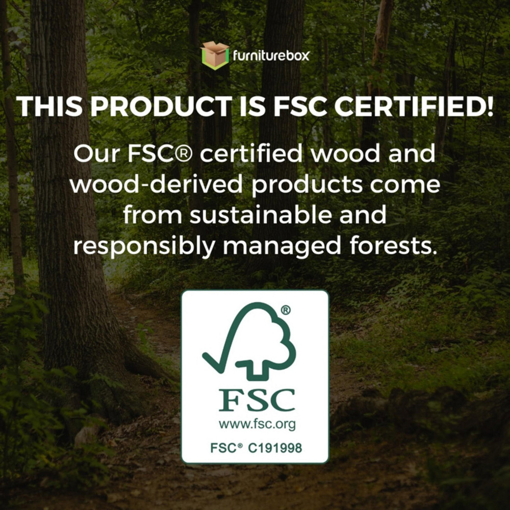 Furniturebox Mallow 2 Seater Wood Outdoor Dining Set Black and Teak Image 8