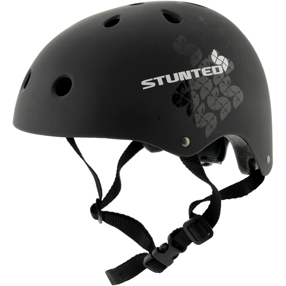 Stunted Black Adjustable Ramp Helmet Image 3