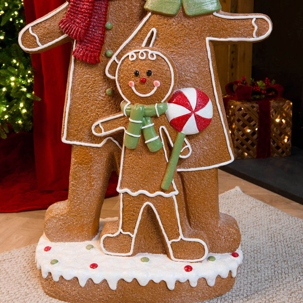 Gingerbread Family Ornament Image 4