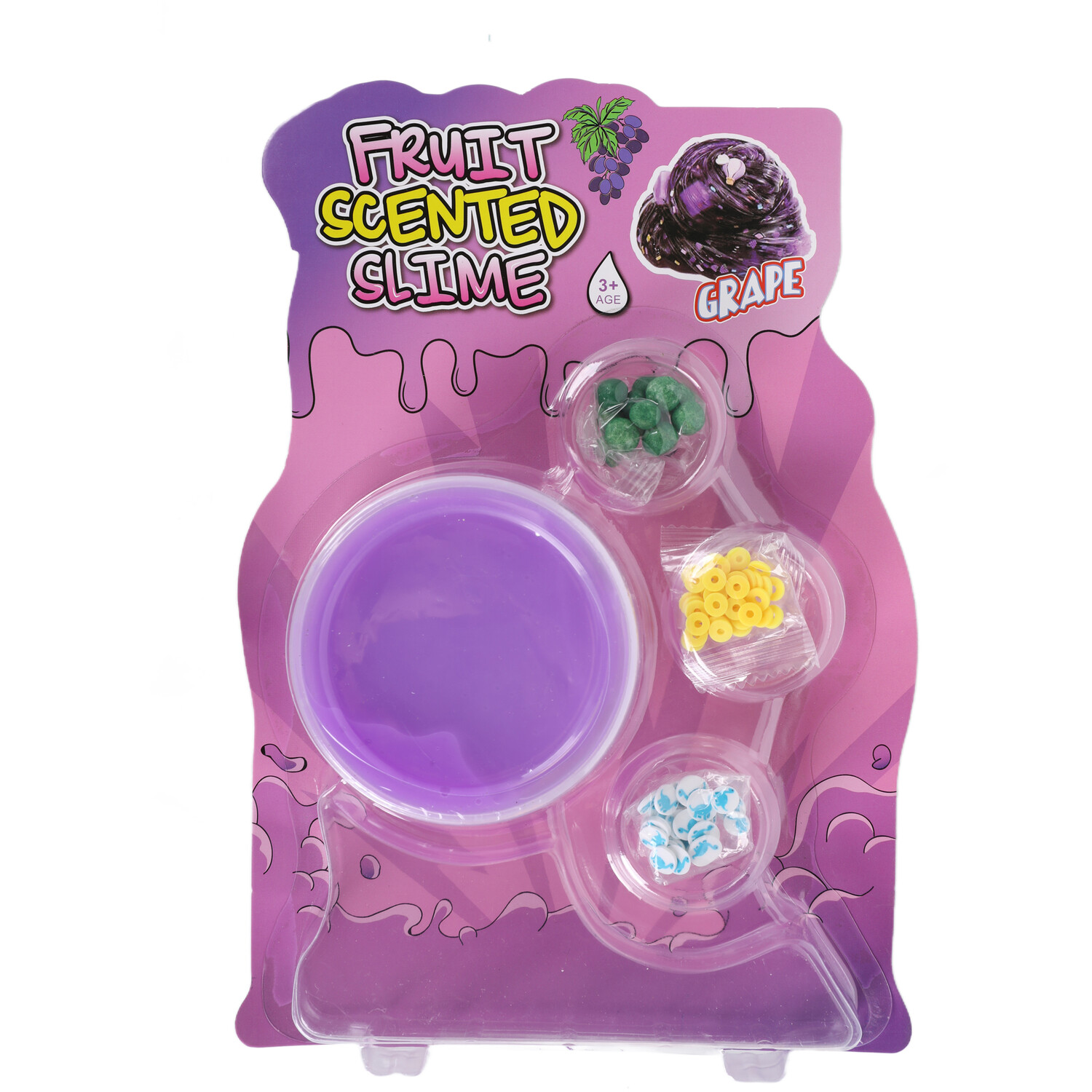 Fruit Scented Slime Green or Purple Image 1