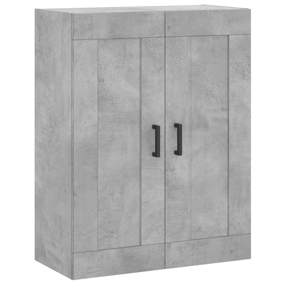vidaXL Single Glass Door 3 Drawer Grey Sonoma Highboard Image 5