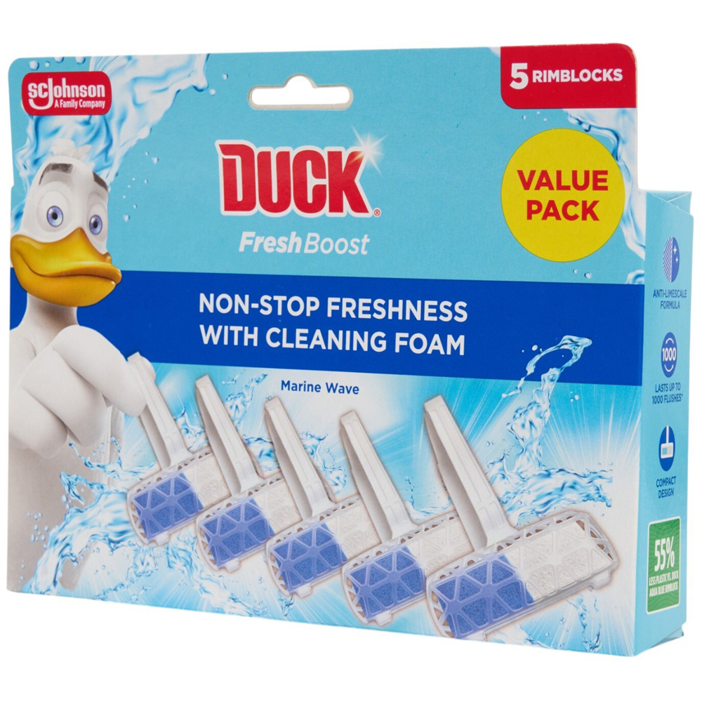Pack of 5 Duck Fresh Boost Rim Blocks Image 3