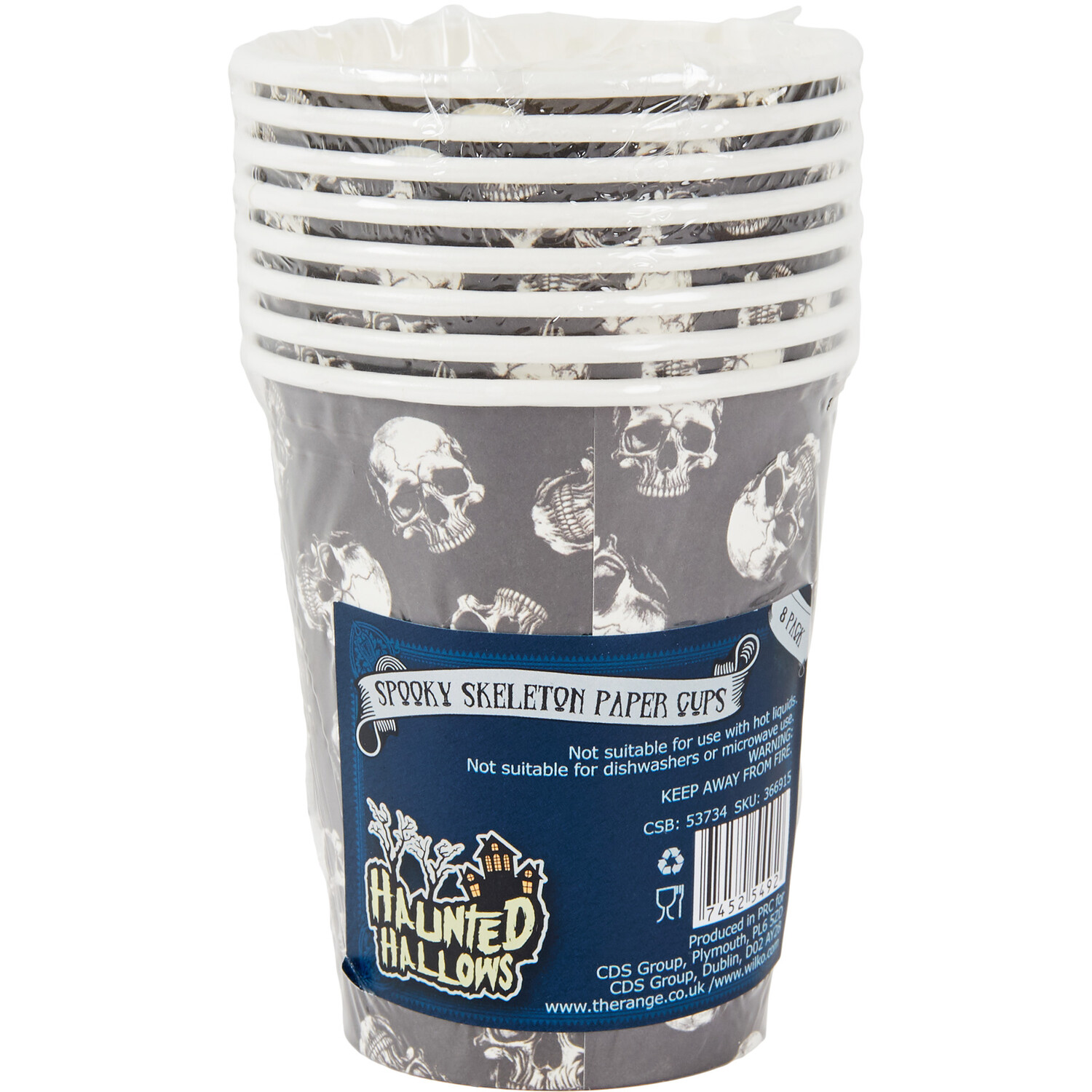 Spooky Skeleton Paper Cups Image 2