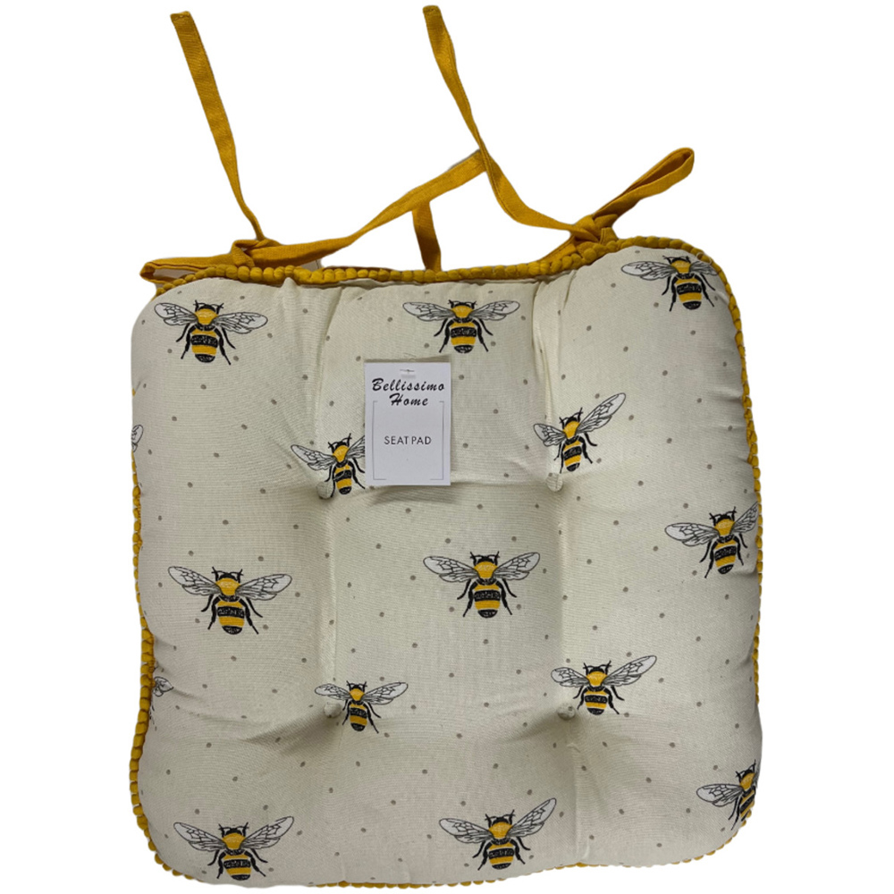 Bellissimo Cream Bee Seat Pad 2 Pack Image 3