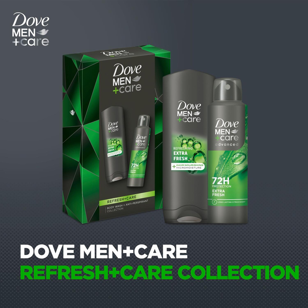 Dove Men+Care Refresh+Care Duo Gift Set 3 Pack Image 2